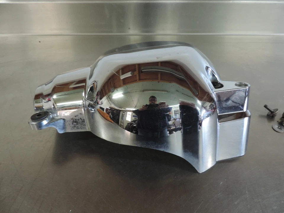 Yamaha V-Star 650 2000 personalizado XVS650 cubierta lateral izquierda cubierta de embrague solo personalizada Foto 4 de 4