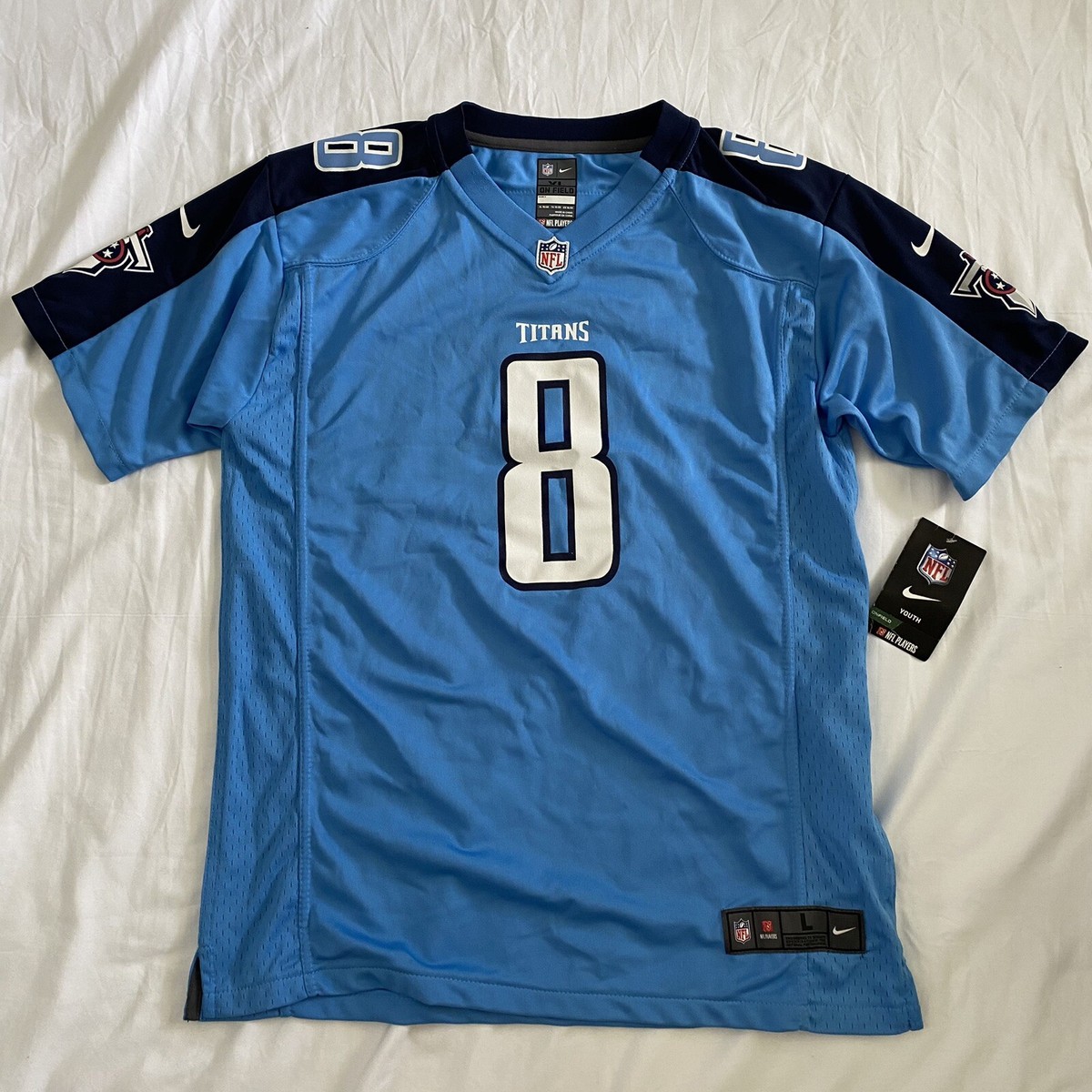 Nike Tennessee Titans Football Jersey Marcus Mariota #8 Youth Size