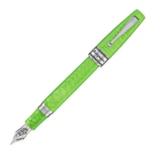 Montegrappa Year of the Dragon Juma Fountain Pen in Mamba Green - 1.1 Stub - NEW