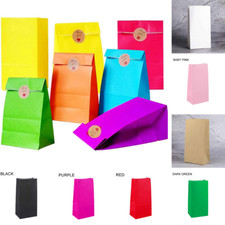 25x PLAIN Paper Lolly Candy Favour Gift Bags Wedding Party Birthday Decoration