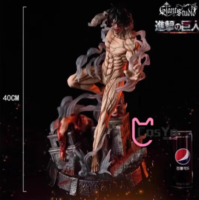 #ad #ad 40cm Attack On Titan Action Figure The Armored Titan Figure Eren Jager Toy Gift $94.99