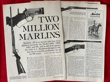 Marlin Model 39 Magazine Article/Print Ad Historical Info Photos