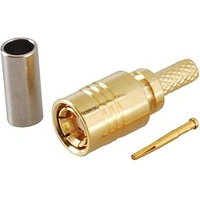 SMB Plug with Female Basket in RF Connector for RG316 RG174 100 Coaxial Cable H