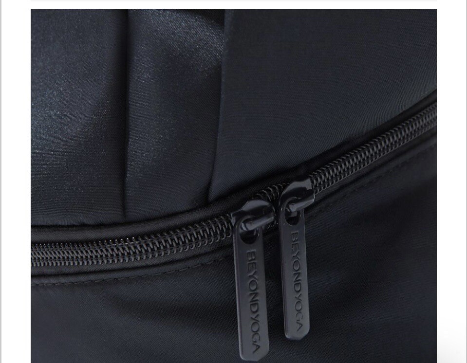 Beyond Yoga black Convertible Backpack, NEW with tags NEW - Beyond Yoga Convertible Gym Bag Backpack Black Mat | eBay main image 3