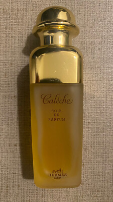 VINTAGE HERMES PARIS CALECHE SOIE DE PARFUM SPRAY BOTTLE 1.6 fl oz