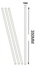 4 Pack Glass Stirring Rods 13.8"(350MM) For Science Education, Lab & Kitchen Use
