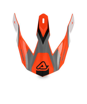 Acerbis Helmet Visor Linear Orange/White 0024506.203