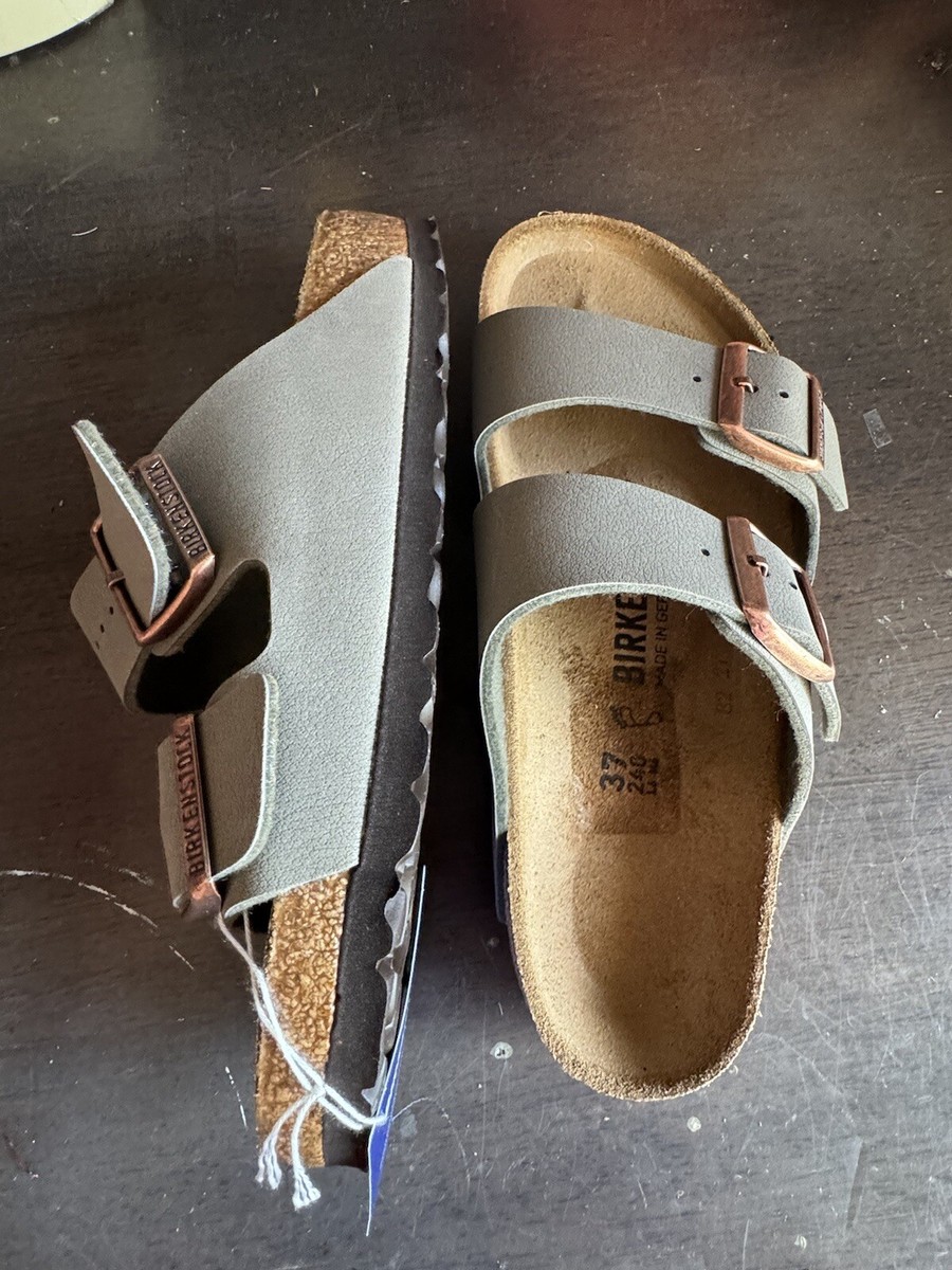 BIRKENSTOCK 37サイズ サンダル Birkenstock Sz 37/6 Narrow Siena Hex Mineral Nubuck Sandals