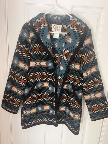 CRIPPLE CREEK NAVAJO BLANKET COAT Size Medium - Picture 2 of 6