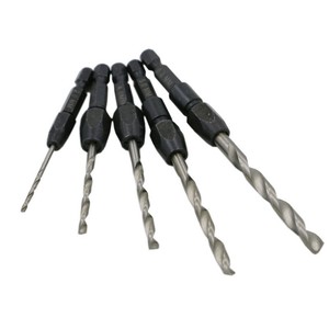 HSS twist drill bit with 1//4/" hexagonal shank Ø 8mm