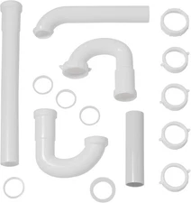 Waxman Plumbcraft 15-Piece Complete Bathroom Sink Drain Repair Kit 7027110N, Var