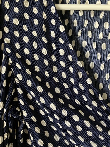 TOPSHOP BLOUSE à pois, tissu plissé et détail froncé, manches longues, taille 4 - Photo 5/18
