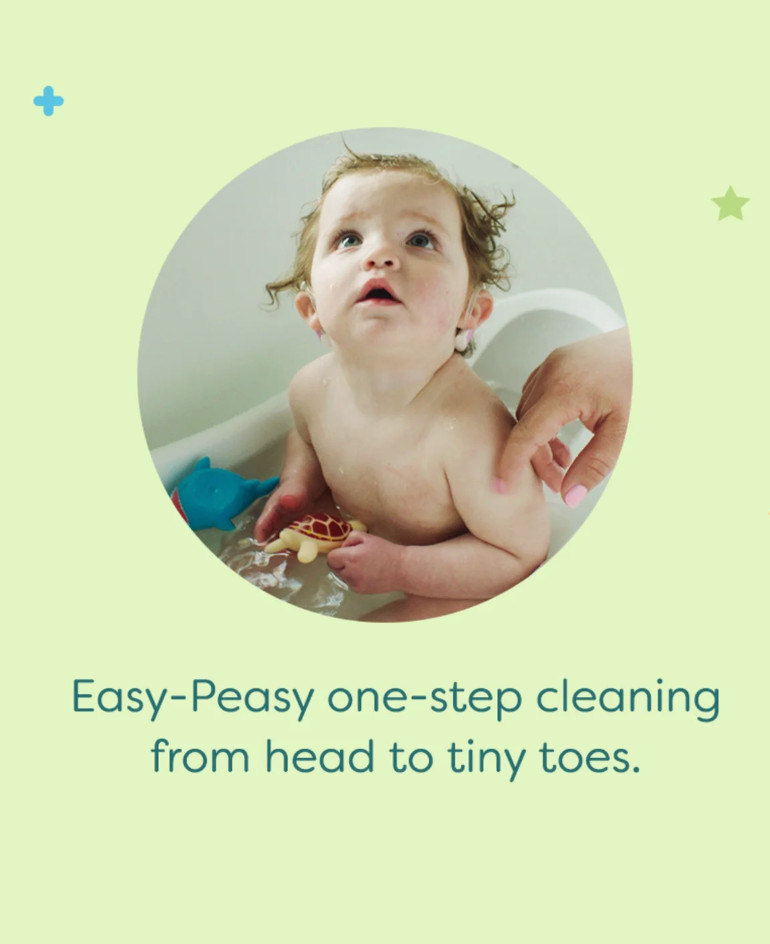 3x Babyganics Squeeze Foam Shampoo + Body Wash Chamomile Verbena (7 FL OZ)