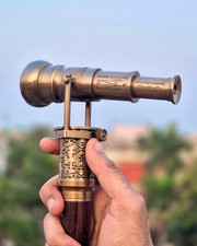 Walking Stick Premium Quality Style Punch Head Handle Handmade Wooden Cane