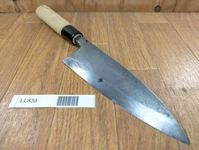 Japanese Chef's Kitchen Knife DEBA Vintage WHITE STEEL Japan 168/320mm LL839