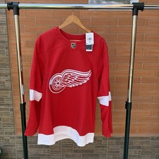 Adidas Detroit Red Wings Justin Abdelkader #8 Home 17-24 Jersey Size 50