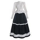 Sleeve Victorian Dress Medieval Renaissa. Edwardian Dress for Women 1900s Long