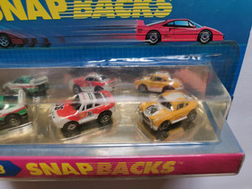 VTG Galoob 1989 Micro Machines Snap Backs #3 F-40 Porsche 959 MB Gullwing 6433