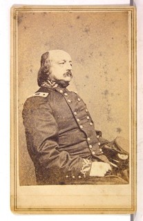 1860s CIVIL WAR UNION ARMY GENERAL BENJAMIN BUTLER CDV PHOTOGRAPH By BRADY PHOTO