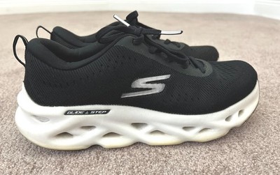 Sketchers GoRun Glide-step Swirl Tech 'Black' women s size 8.5