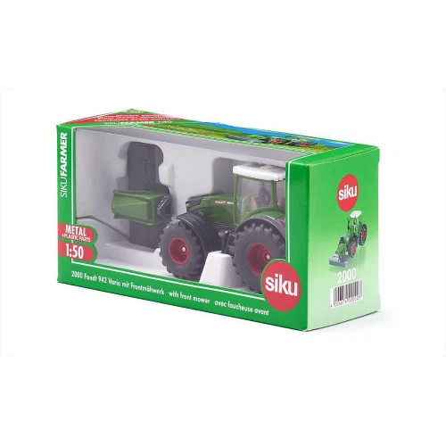 TRATTORE FENDT CON TOSAERBA 1:50 Siku Mezzi Agricoli e Accessori Modellino Nuovo - Immagine 3 di 3