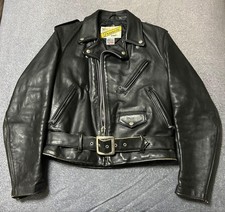 Schott PERFECTO 618 Doppio Rider Steerhide Giacca Pelle Blouson Uomo 38 Nero