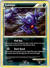 Sableye 35/90 Undaunted Uncommon Reverse Holo 2010 DMG on eBay