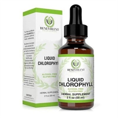 Chlorophyll Liquid Drops 4Month Supply Liquid Chlorophyll Supplement 59ml