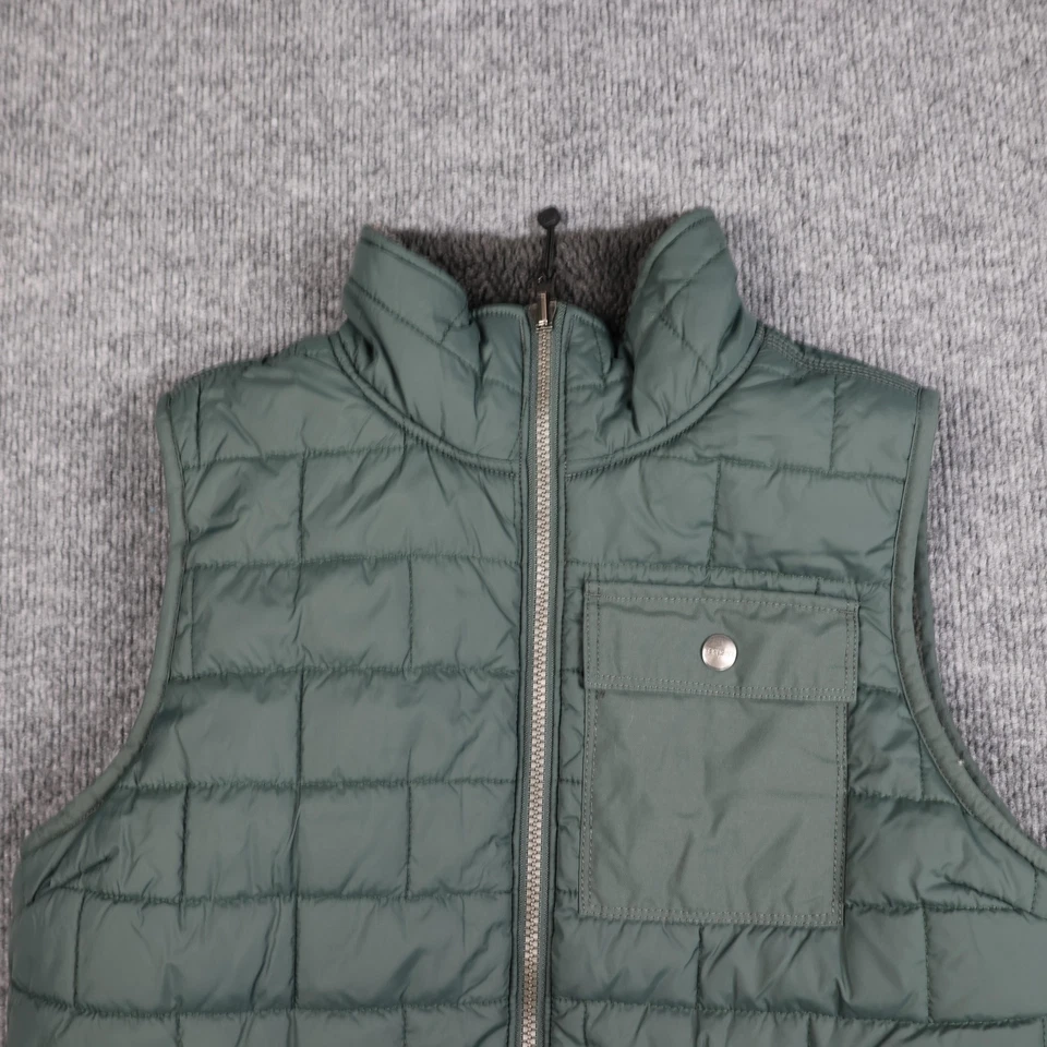 Chaleco Carhartt Mujer Pequeño Verde Sherpa Forrado Acolchado Bolsillos Aislados 102750 Foto 2 de 4