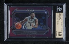 2023 Panini Prizm Draft Picks Purple Variations /75 Markquis Nowell BGS 9.5 3hd