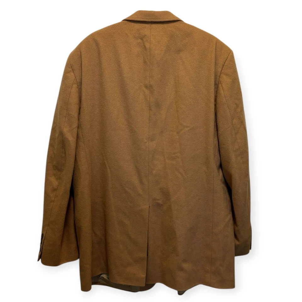 Abrigo deportivo Stafford color camel para hombre talla 48 largo 48L dos botones Foto 2 de 4