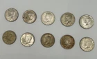 Lot of 10 - 1968-D Kennedy Half Dollars 40% Silver US Coin