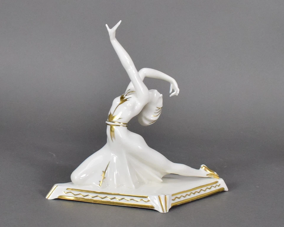 Hutschenreuther Art Deco Tutter Tänzerin Figur figure dancer Porzellan porcelain - Bild 1 von 4
