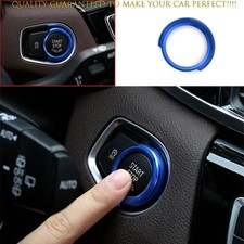 For Bmw X2 F39 2018-2023 Blue Aluminum Engine Start Stop Ignition Button Ring