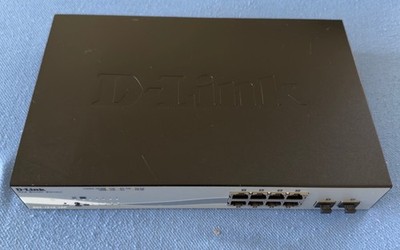 D-Link DGS-1210-10P 8-Port Gigabit PoE Smart Switch 2 SFP Managed Ethernet