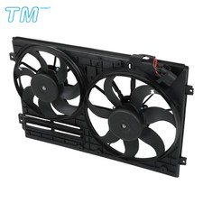 For Volkswagen Jetta 2005-2016 Passat Radiator 2006-2018 Cooling Dual Fan