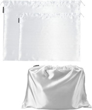 2 Pack Dust Bags for Handbags Silk Dust Cover Bag for Handbags Purses Shoes, Dus