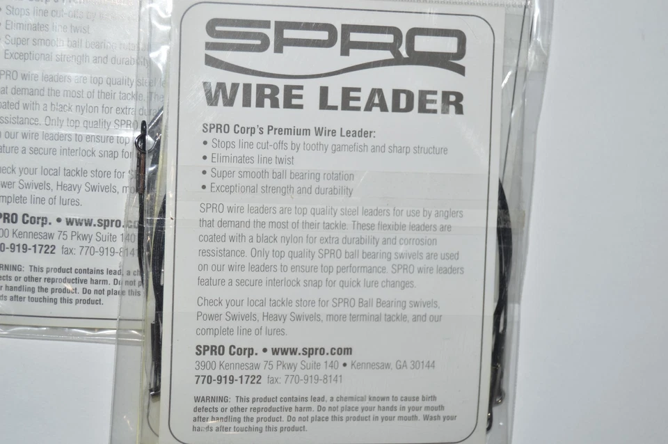 4 packs spro premium nylon coated wire leader ball bearing swivel assortment - Image 3 of 3