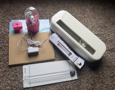 Cricut Joy Electronic Die Cutting Machine Bundle w/ Adapter, Mat Accessories