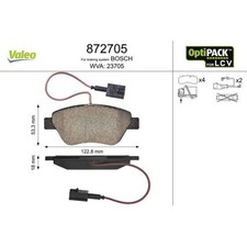 Kits de frein Citroen NEMO