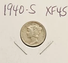 1940S Mercury Dime Very High XF/AU Condition %90 Silver