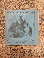 1863 Almanac de Napoléon Paris Woodcuts Emperor Of The French
