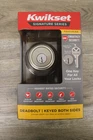 Kwikset Double Cylinder Deadbolt Satin Nickel with Smartkey Rekey 99850-074