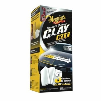 Meguiar s Smooth Surface Clay Kit | 3 x Reinigungsknete | Lackreiniger Set