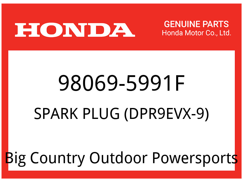 Honda OEM Part 98069-5991F SPARK PLUG DPR9EVX-9 NGK