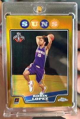 2008-09 Topps Chrome - Robin Lopez #194 Gold  Refractor #23/50 (RC)