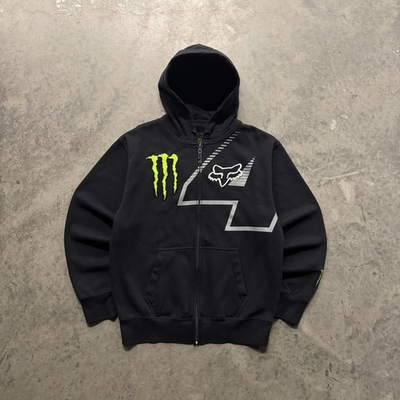 #ad #ad Fox Racing Monster Energy Hoodie Ricky Carmichael Mens Large Embroidered RARE $99.99
