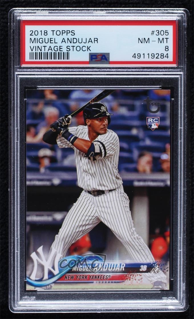 2018 Topps TOPPS VINTAGE STOCK #305 Miguel Andujar front
