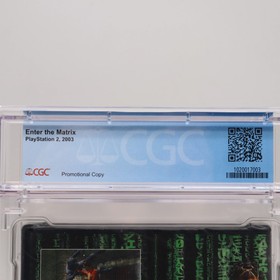 PS2 PlayStation 2 ENTER THE MATRIX (JAPAN VARIANT) CGC GRADED 9.6 A! NEW Sealed!