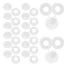  500 PCS Screw Hole Covers Decorative Plastic Hinged Caps Flip Top